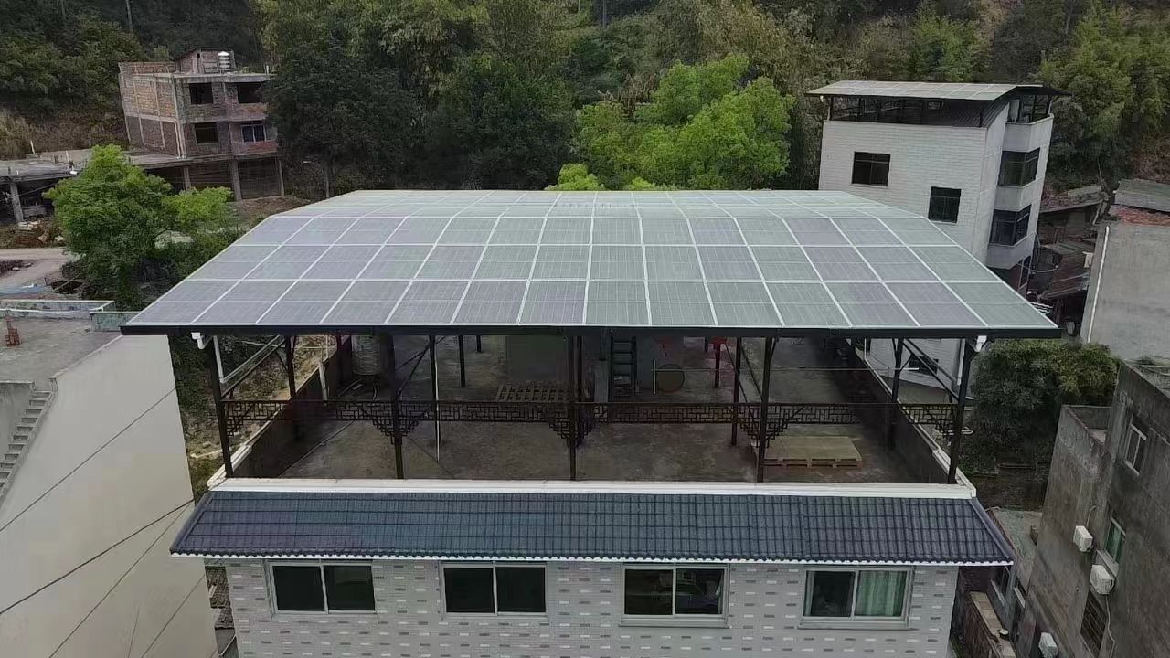 武义县15kw+10kwh自建别墅家庭光伏储能系统